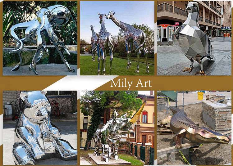 3.2.custom made metal animal sculptures mily sculpture