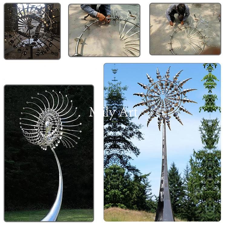 3.3.custom made garden kinetic wind sculptures mily sculpture