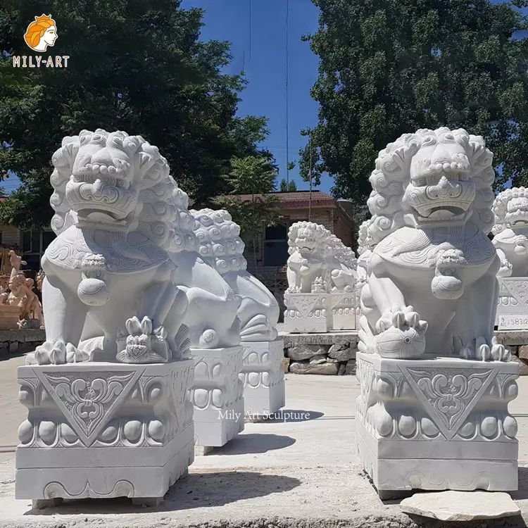 3.chinese foo dog statues for sale mily sculpture
