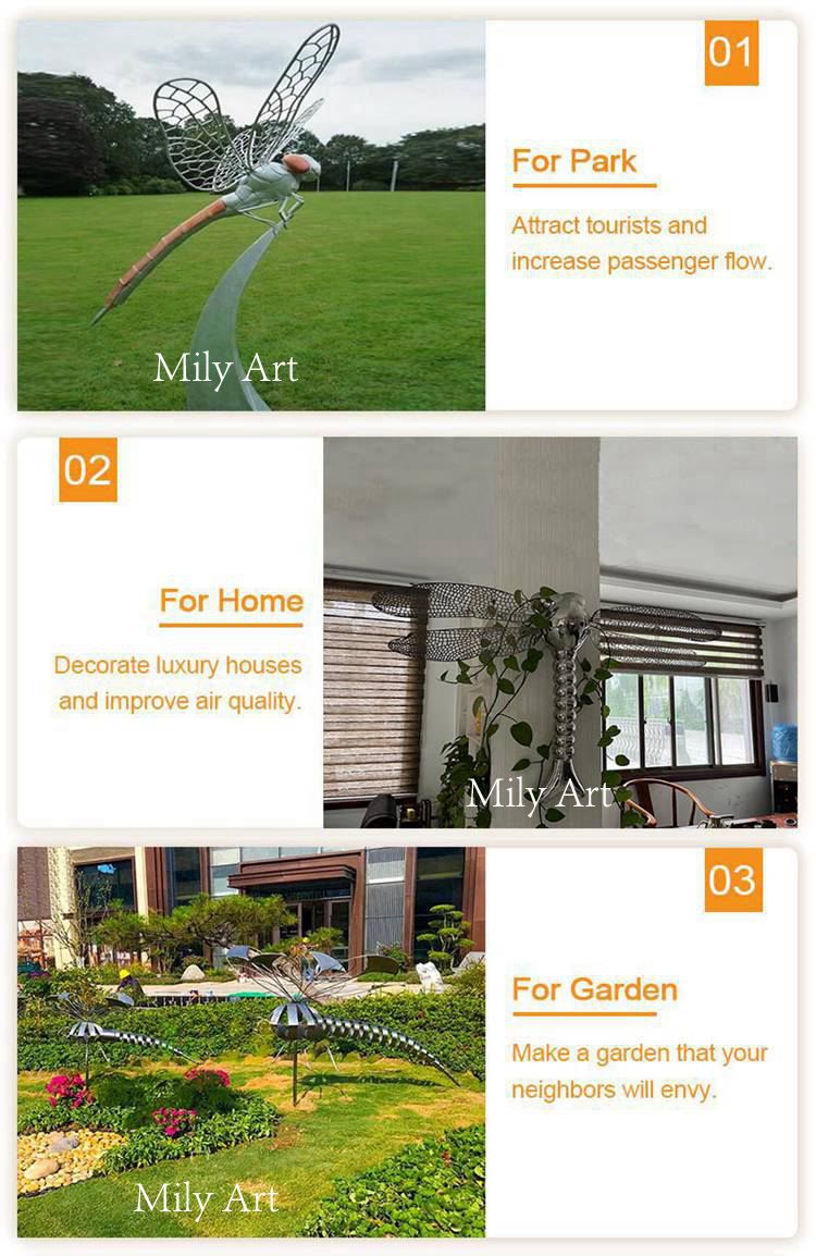 4.1.application sites of outdoor dragonfly sculpture mily sculpture