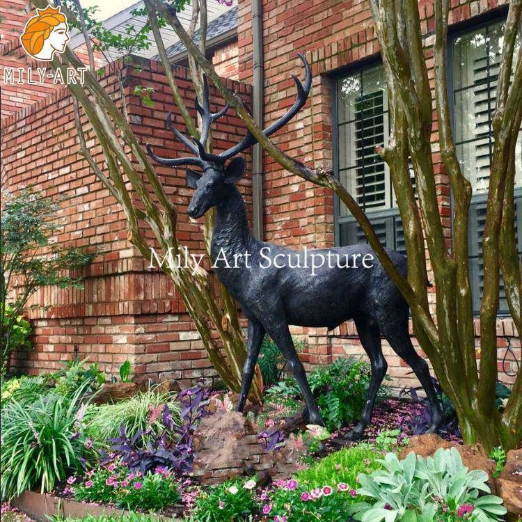4.bronze deer statues for sale mily sculpture