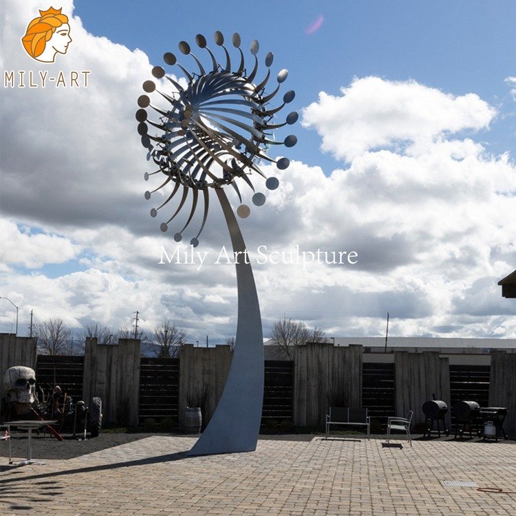 4.garden kinetic wind sculptures mily sculpture