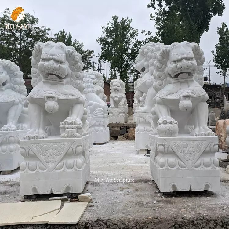 5.chinese foo dog statues for sale mily sculpture