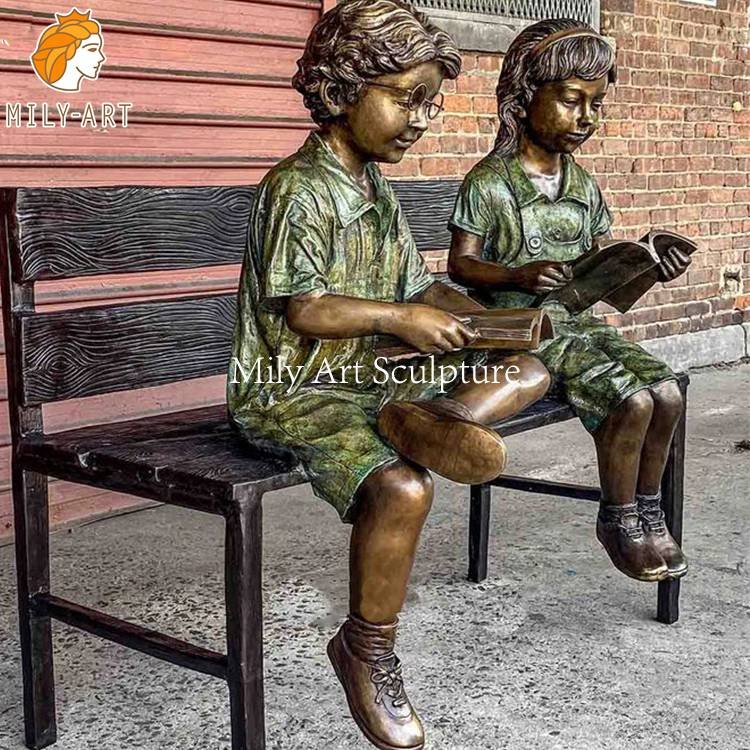 5.bronze child sculpture mily sculpture