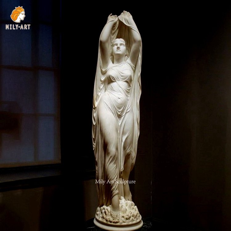 6.marble lady statue mily sculpture