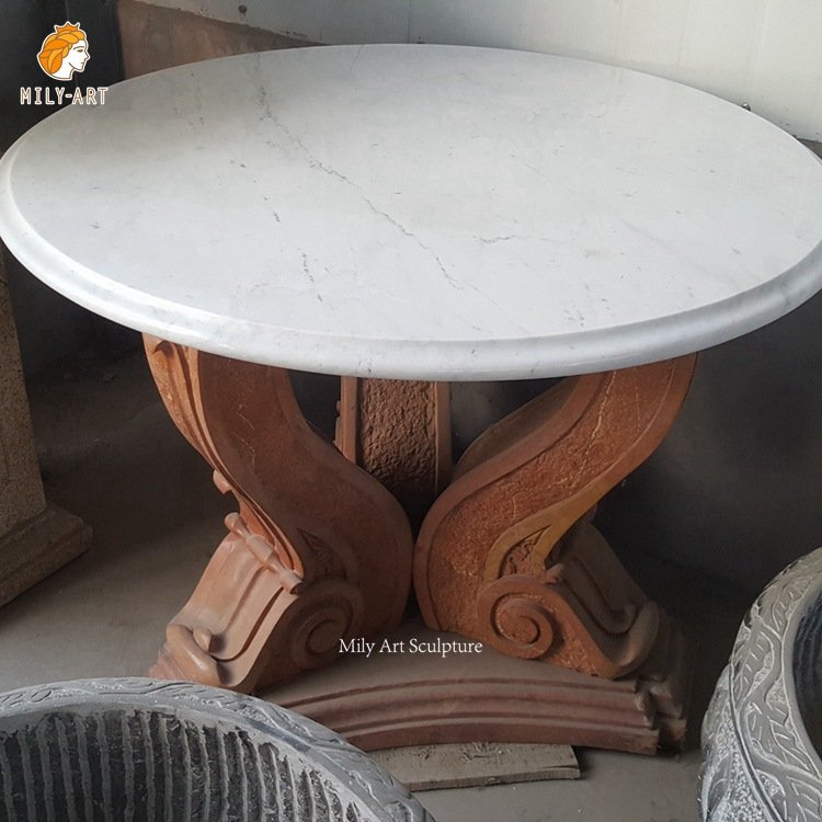6.marble table for garden mily sculpture