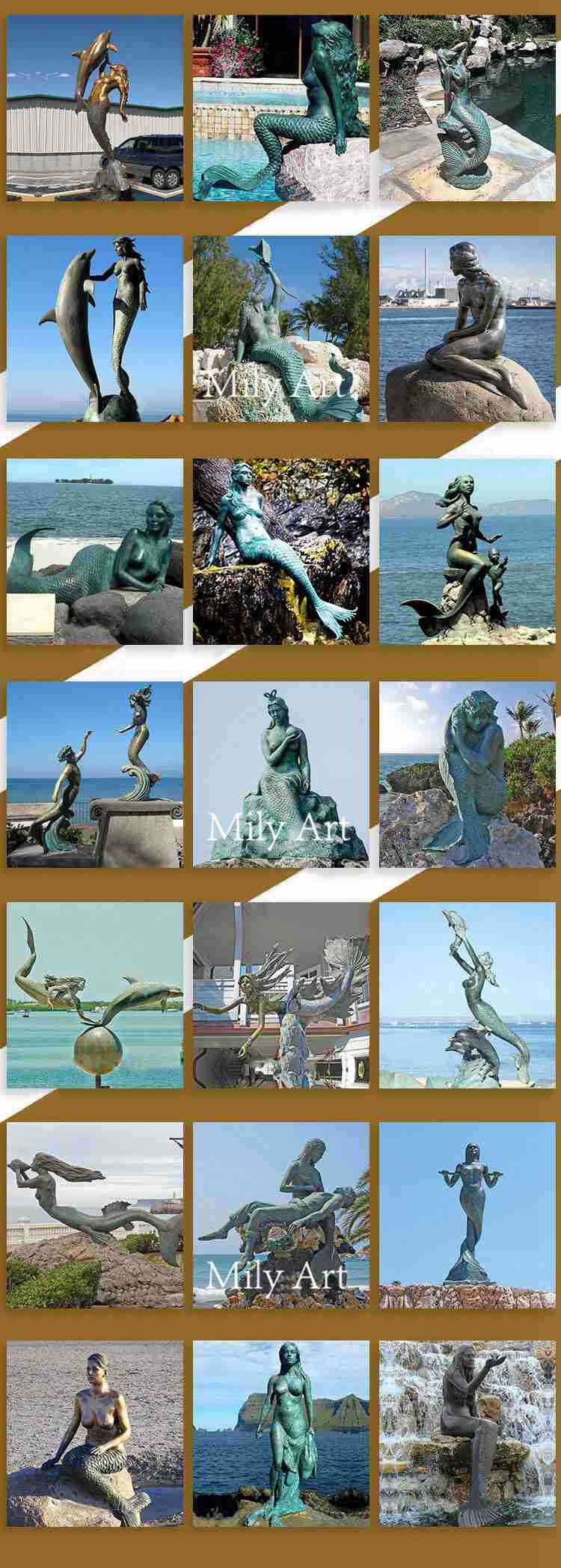 2.1.bronze mermaid statues for sale mily statue