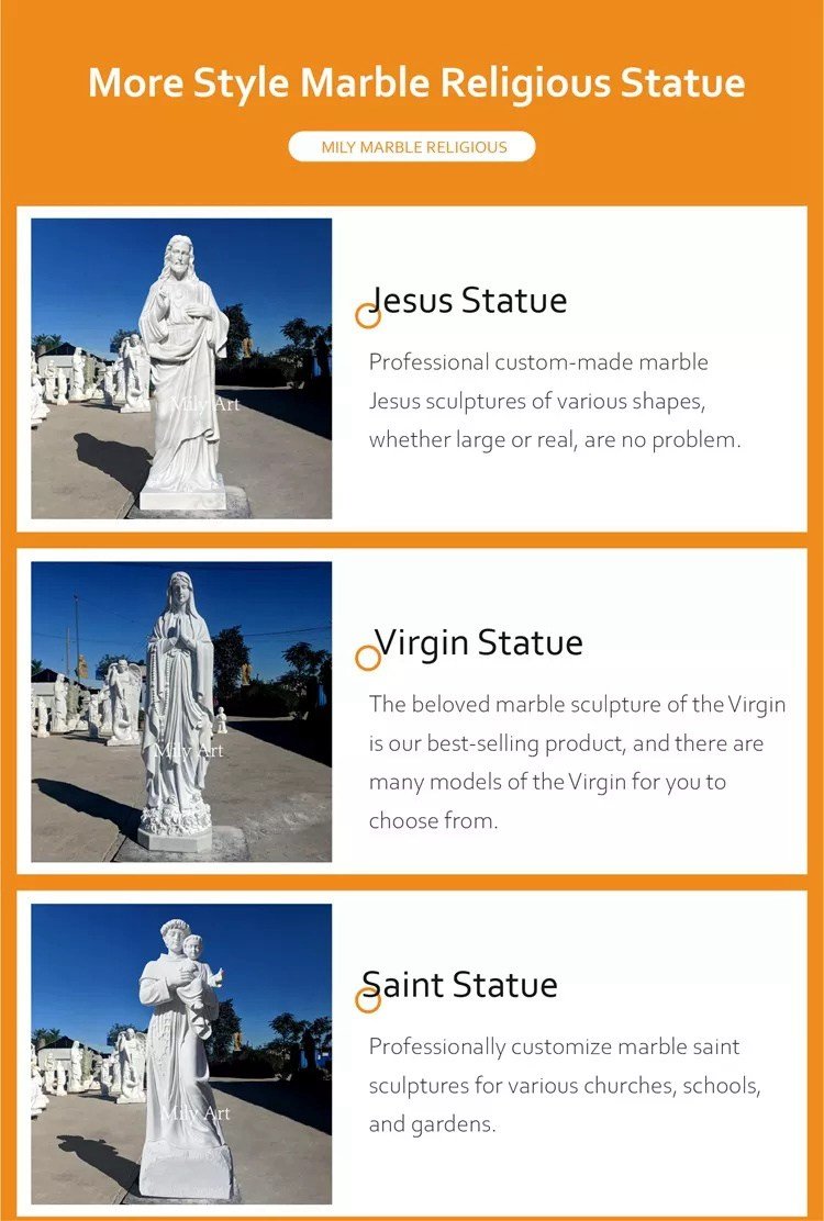 2.5.other marble religious statues mily sculpture