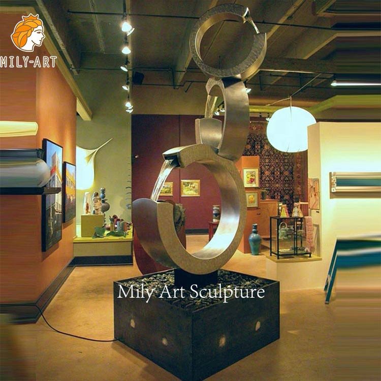2.metal fountains for sale mily sculpture
