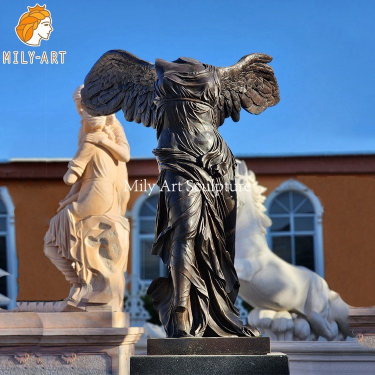 1.goddess of victory statue mily sculpture