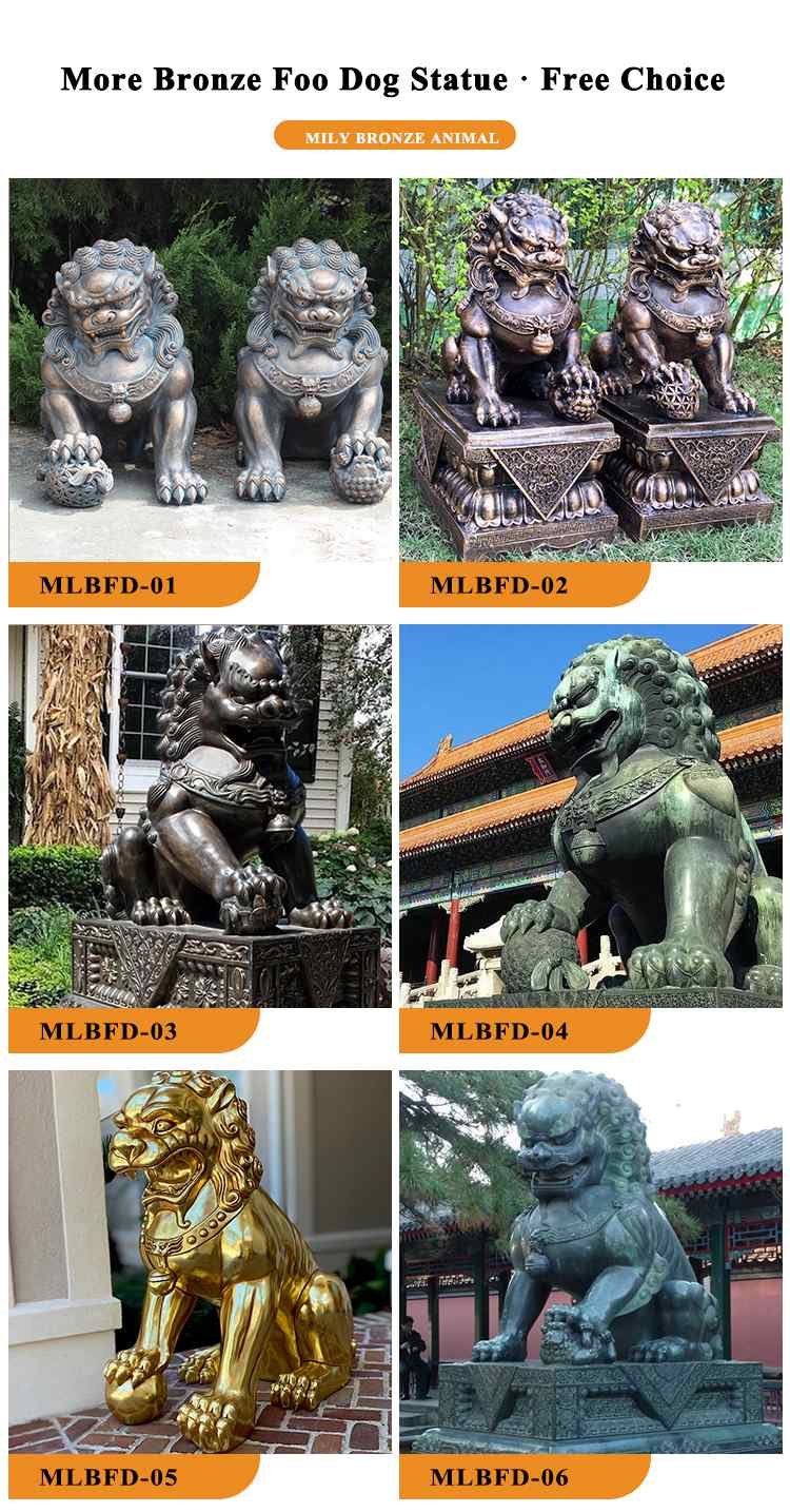 2.1.foo dog statues for sale mily sculpture