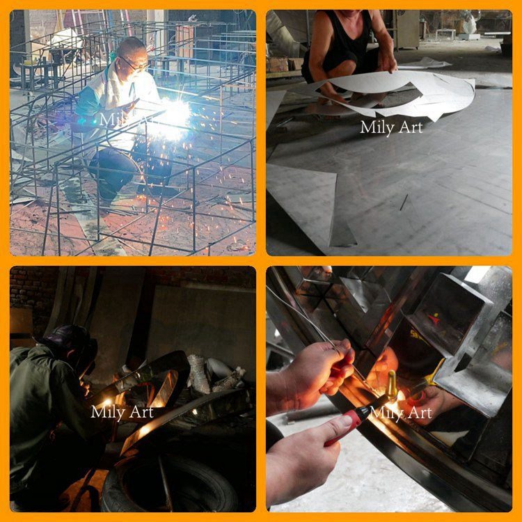 2.1.making of the metal animal sculptures mily sculpture