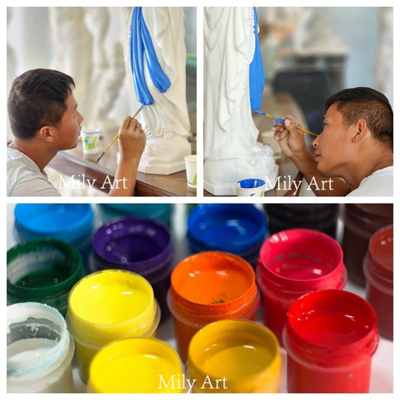 2.1.painting for the marble religious statues mily sculpture