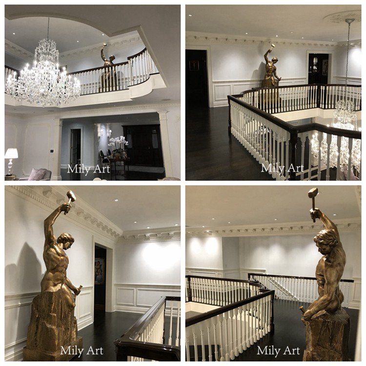 3.1.feedback of the bronze self made man sculpture mily sculpture