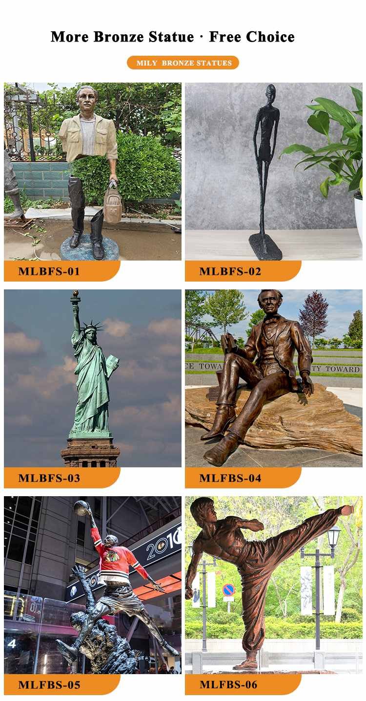 3.1.life size bronze statues for sale mily sculpture