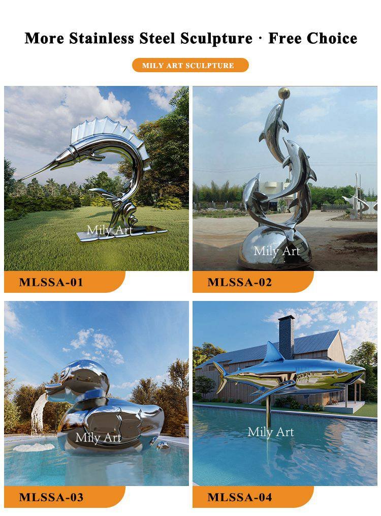 3.1.metal animal sculptures mily sculpture