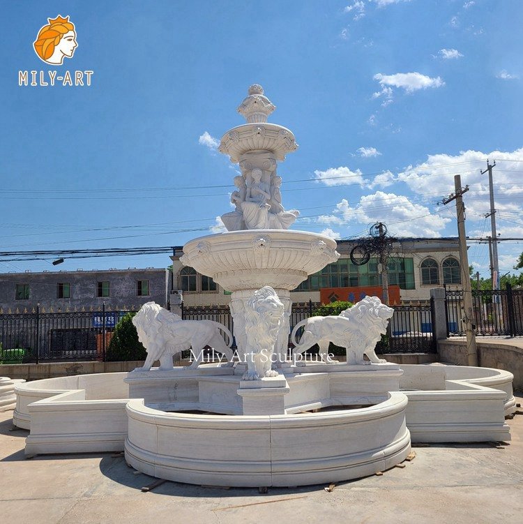4. marble water fountain for sale mily sculpture
