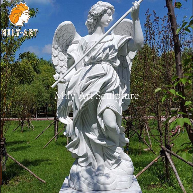 6.kneeling angel garden statue mily sculpture
