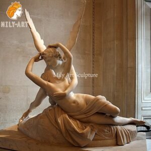 famous cupid and psyche marble sculpture replica supplier mlms 172