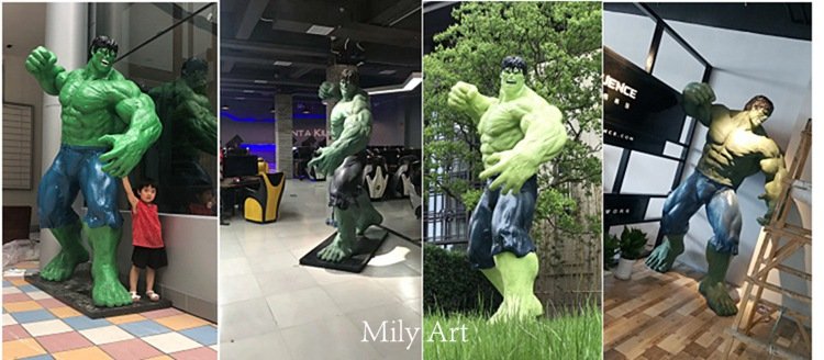 2.2.life size hulk statue for sale mily sculpture