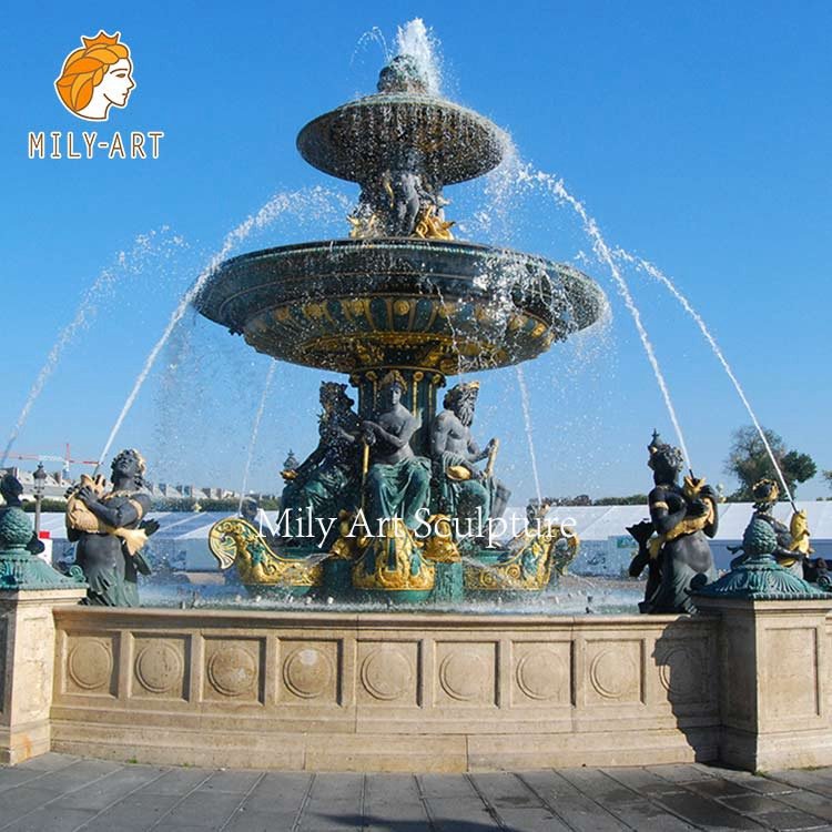 2. bronze fountains for sale-Mily Sculpture