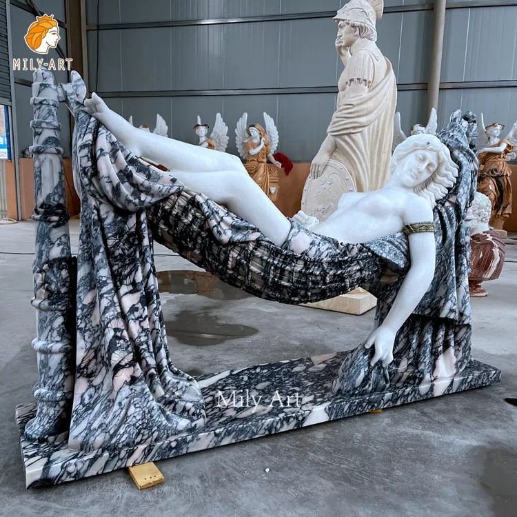3.marble figure sculpture mily sculpture