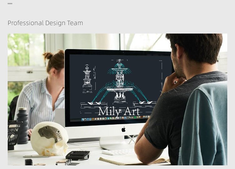 professional design team for the bronze fountain-Mily Sculpture