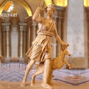 1.Greek goddess Artemis statue-Mily Statue