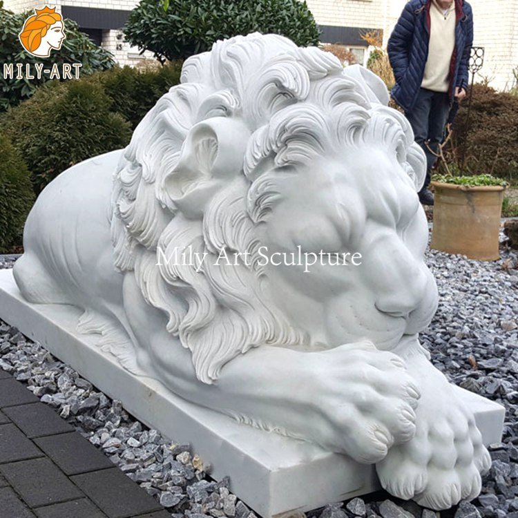 2.life-size lion statue-Mily Sculpture