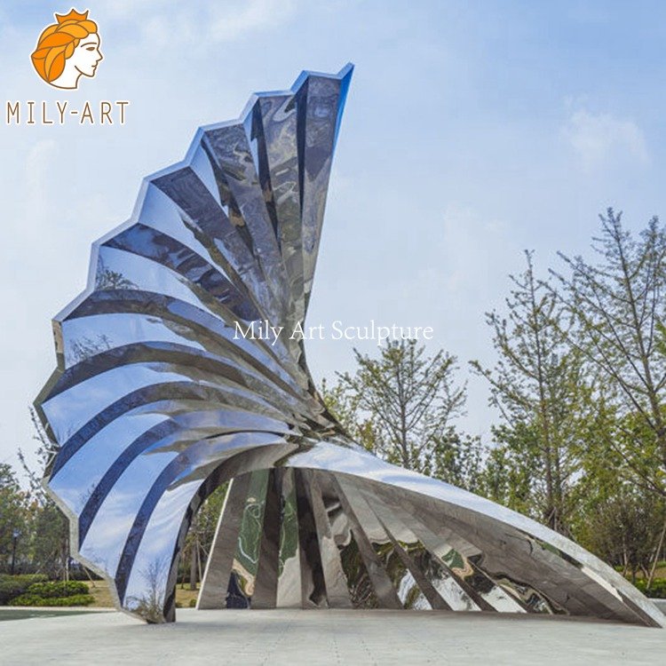 large stainless steel landmark sculptures manufacturer mlss 067
