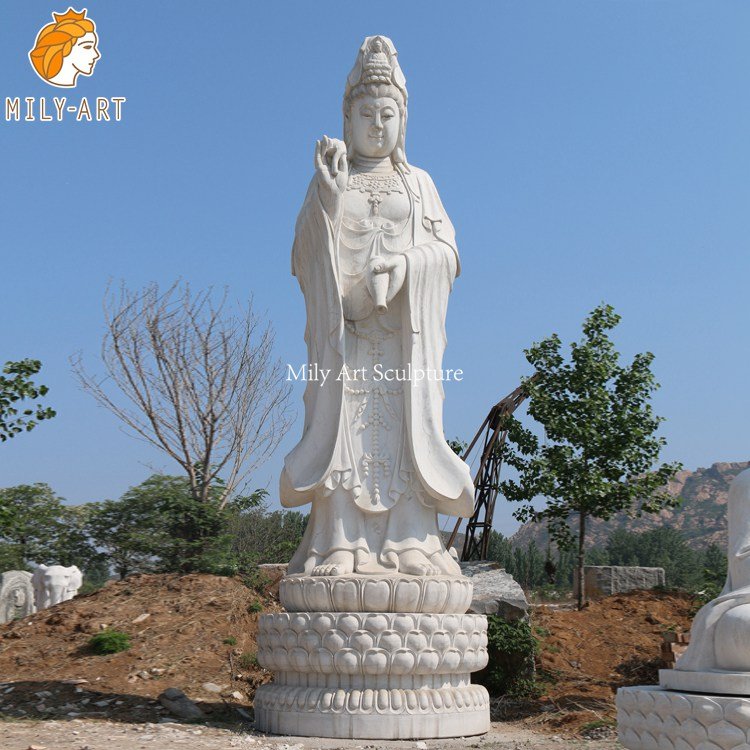 4.white Guanyin statue-Mily Statue