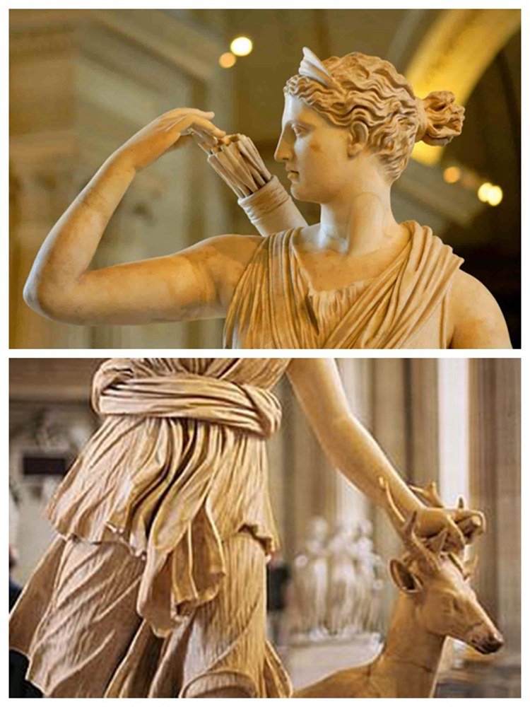 Artemis statue details-Mily Statue