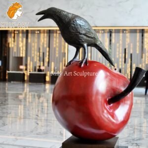 1.bronze bird statue-Mily Statue