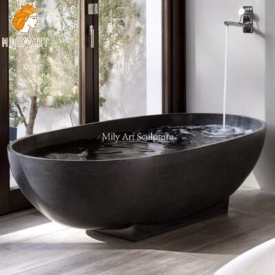 1.freestanding marble bathtub-Mily Statue
