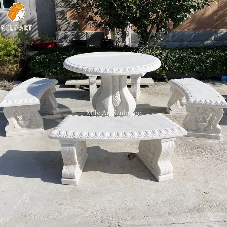 1.marble table for garden-Mily Statue