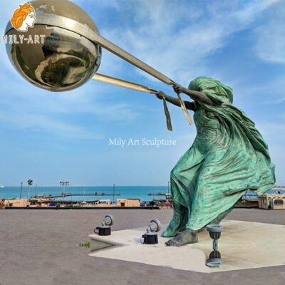 1.the force of nature sculpture-Mily Statue