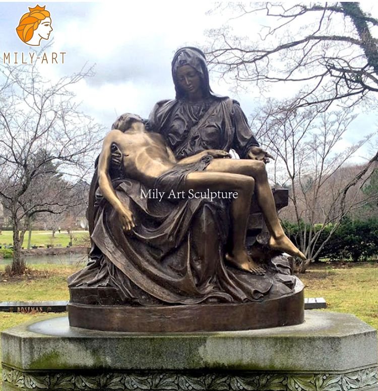 2.bronze pieta statue-Mily Statue