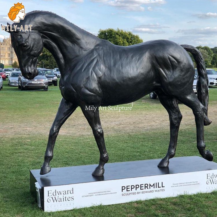 2.standing horse statue-Mily Statue