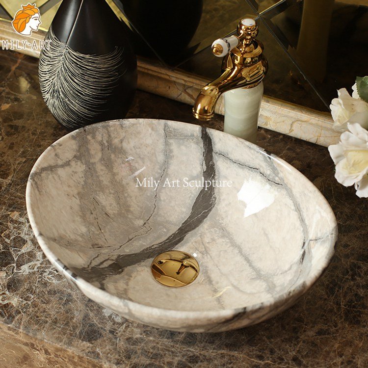 5.marble top wash basin-Mily Statue