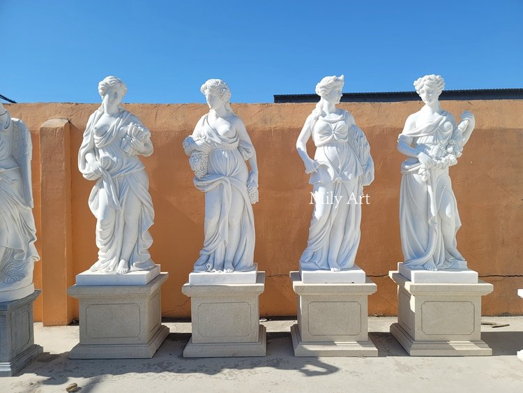 white marble four seasons goddesses statues for sale mily statue