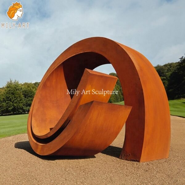 Abstract Corten Steel Sculptures for Outdoor for Sale Milystatue