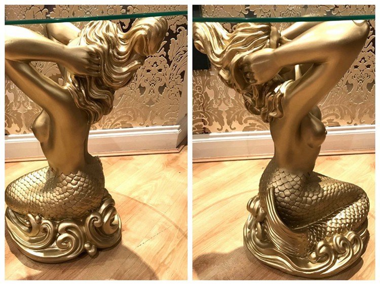 2.1.details show for the woman sculpture coffee table
