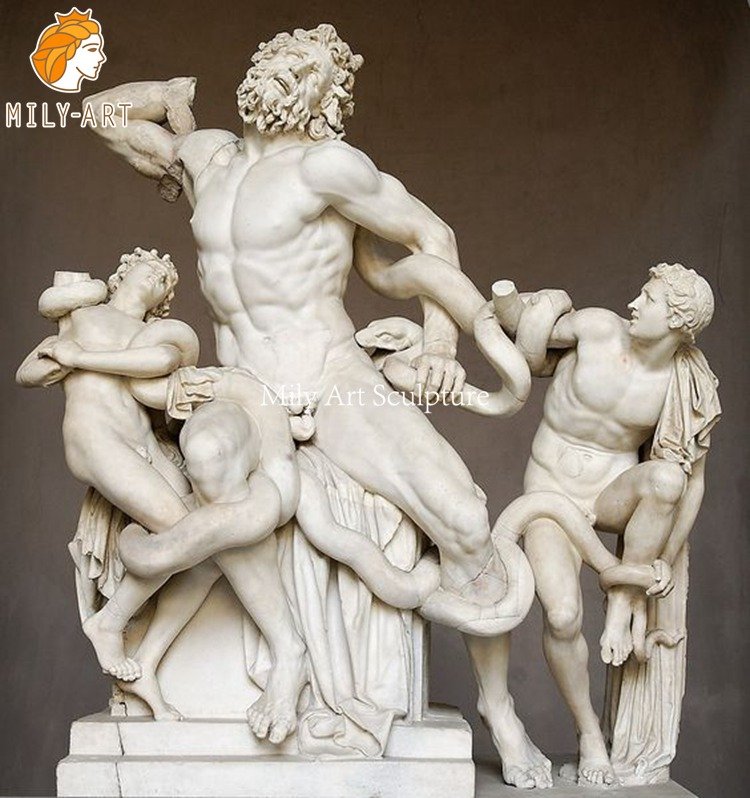 1.Laocoon and his sons statue-Mily Statue