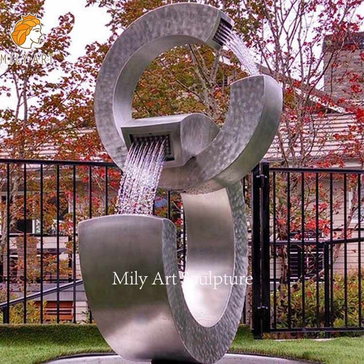 1.metal fountains for sale mily sculpture