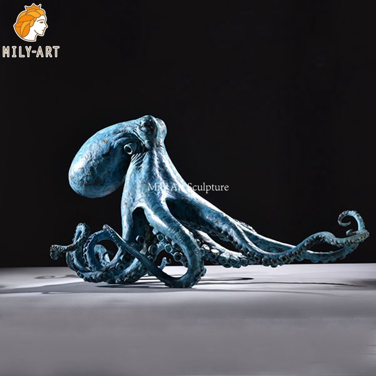 2. bronze octopus sculpture-Mily Statue