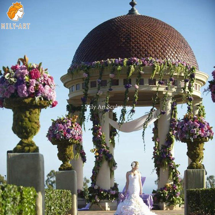 3.outdoor wedding gazebo-Mily Statue