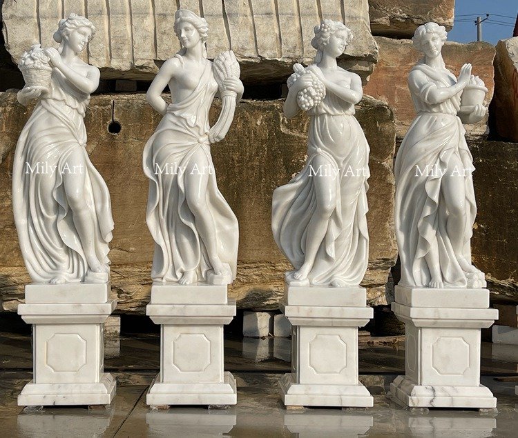 4.3. high quality of marble four season statues-Mily Statue