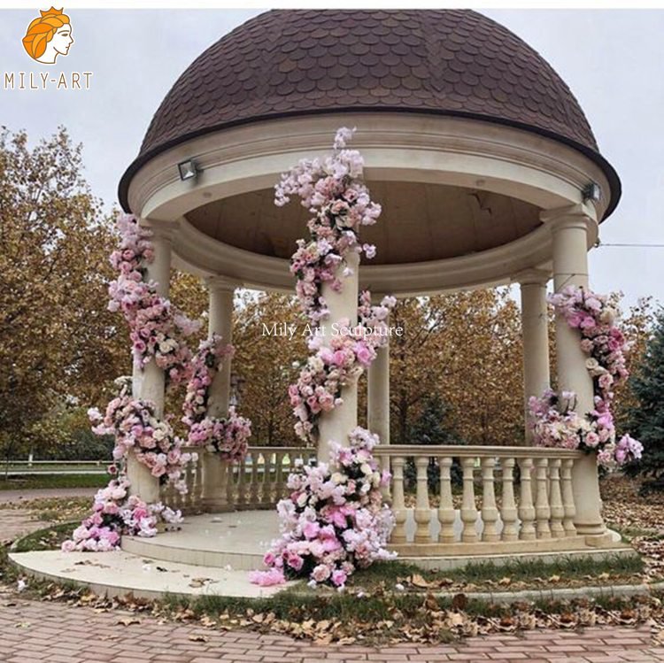 4.outdoor wedding gazebo-Mily Statue