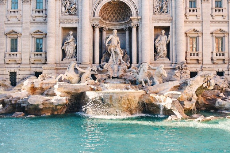 the trevi fountain a baroque masterpiece in rome italy