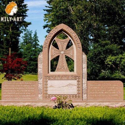 1. granite grave headstones-Mily Statue